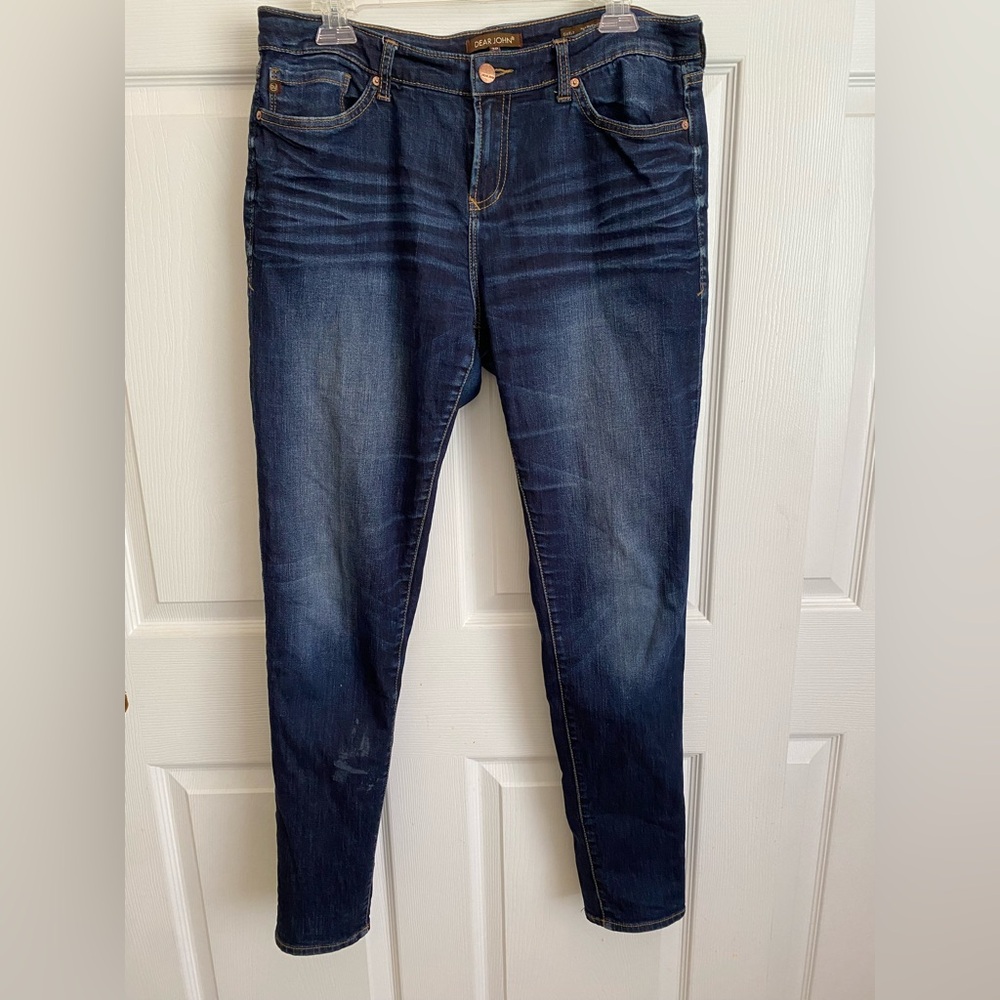 Dear John Gisele High Waisted Skinny Blue Jeans Women’s Size 30 - Picture 1 of 7